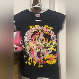 Peace and Love Graphic Kids T-Shirt
